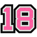 2018 Two Digit Graduation Year Patch, 3