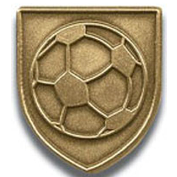 Soccer Lapel Pin, Multiple Finishes