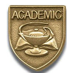 Academic Lapel Pin, Gold Only