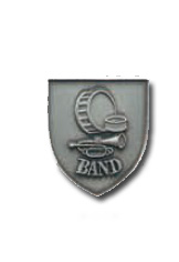 Band Lapel Pin, Multiple Finishes