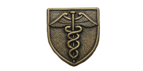 Caduceus Lapel Pin, Gold Only