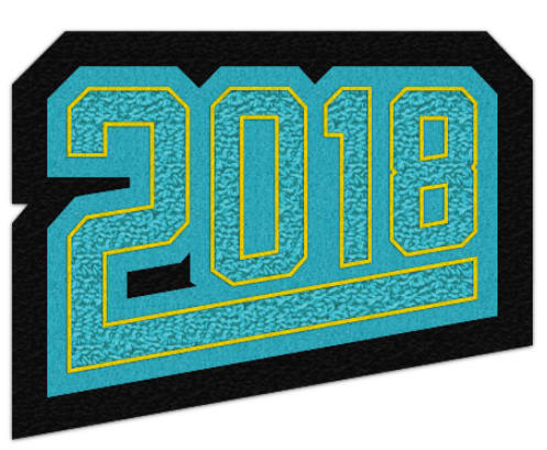 Grad Year Patch 2018 with Tail, 4